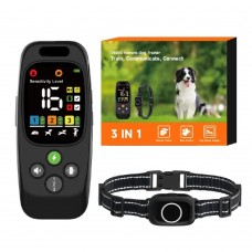Petainer T800s köpek eğitim tasması otomatik havlama önleyici fonksiyonlu